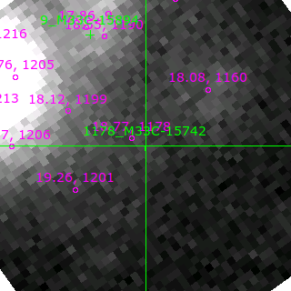 M33C-15742 in filter B on MJD  58779.180