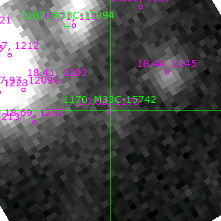 M33C-15742 in filter B on MJD  59082.320