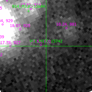 M33C-15742 in filter B on MJD  59854.230
