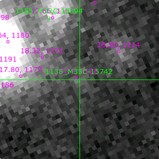 M33C-15742 in filter B on MJD  59879.150