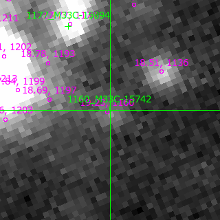 M33C-15742 in filter B on MJD  60342.100