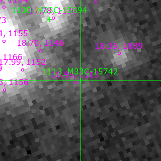 M33C-15742 in filter B on MJD  60612.160