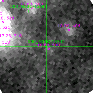 M33C-15742 in filter I on MJD  59056.380