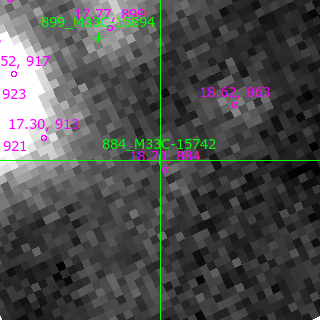 M33C-15742 in filter I on MJD  60262.160