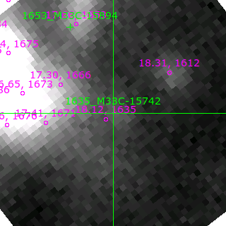 M33C-15742 in filter R on MJD  58750.190