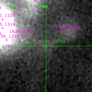 M33C-15742 in filter V on MJD  57634.380
