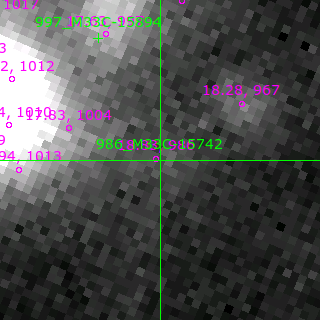 M33C-15742 in filter V on MJD  58043.100