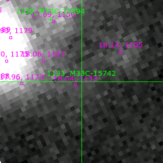 M33C-15742 in filter V on MJD  59854.230