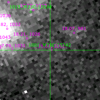 M33C-15742 in filter V on MJD  59879.150