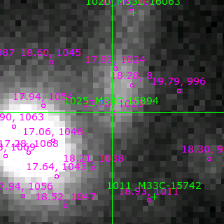M33C-15894 in filter B on MJD  56593.160