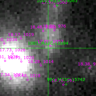 M33C-15894 in filter B on MJD  56976.190