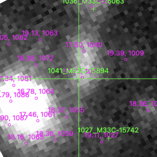M33C-15894 in filter B on MJD  59794.400