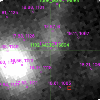 M33C-15894 in filter B on MJD  59854.230