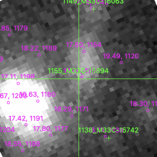 M33C-15894 in filter B on MJD  59879.150