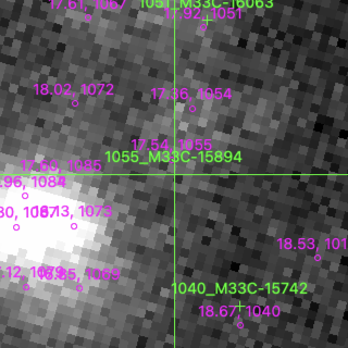 M33C-15894 in filter I on MJD  57406.100