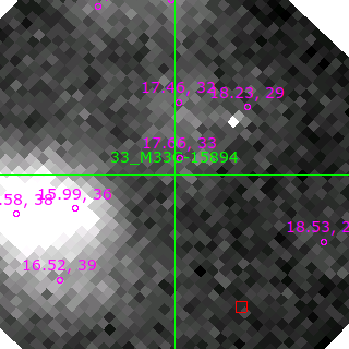 M33C-15894 in filter I on MJD  58433.000