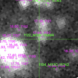 M33C-15894 in filter I on MJD  59932.150