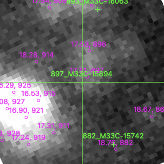 M33C-15894 in filter I on MJD  60262.160