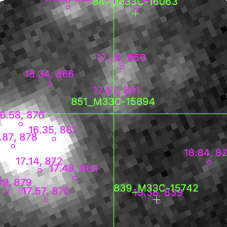 M33C-15894 in filter I on MJD  60290.150