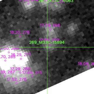 M33C-15894 in filter I on MJD  60292.180