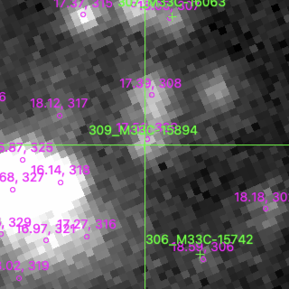 M33C-15894 in filter I on MJD  60342.100