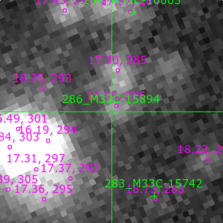 M33C-15894 in filter I on MJD  60506.370
