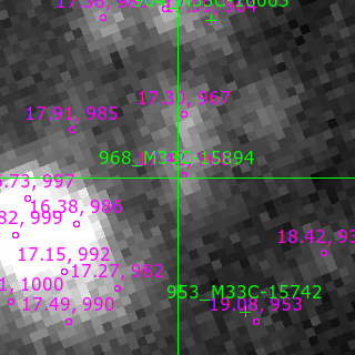 M33C-15894 in filter I on MJD  60651.170