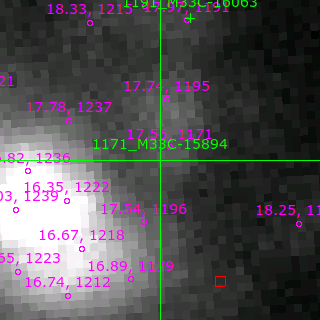 M33C-15894 in filter R on MJD  56976.190