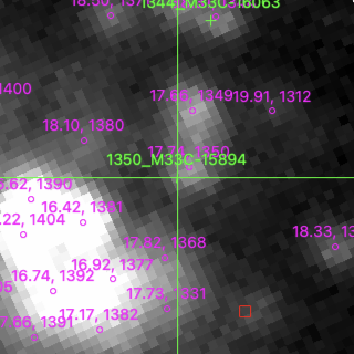 M33C-15894 in filter R on MJD  60172.390