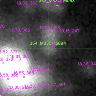 M33C-15894 in filter R on MJD  60290.150