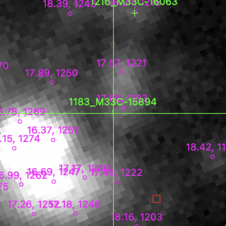 M33C-15894 in filter R on MJD  60292.180