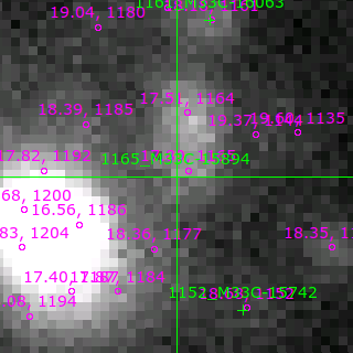 M33C-15894 in filter V on MJD  56140.390