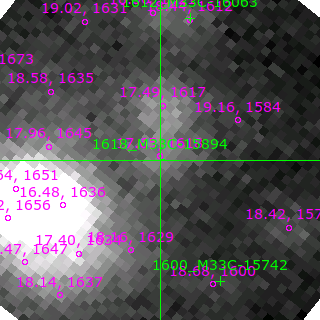 M33C-15894 in filter V on MJD  58373.150
