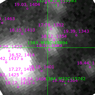 M33C-15894 in filter V on MJD  59082.320