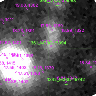 M33C-15894 in filter V on MJD  59794.400