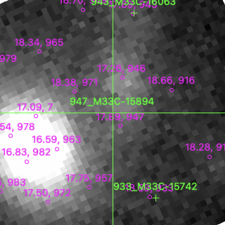 M33C-15894 in filter V on MJD  59849.160
