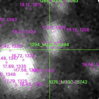 M33C-15894 in filter V on MJD  60261.120