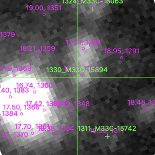 M33C-15894 in filter V on MJD  60292.180