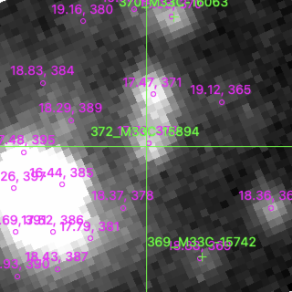 M33C-15894 in filter V on MJD  60342.100