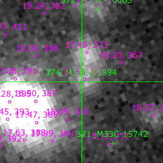 M33C-15894 in filter V on MJD  60506.370