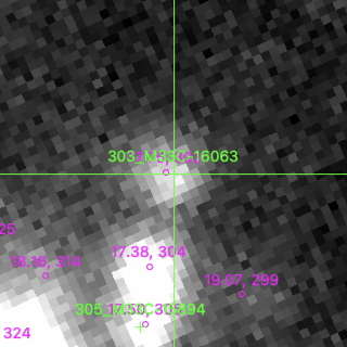 M33C-16063 in filter B on MJD  60290.150