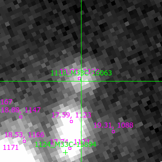 M33C-16063 in filter B on MJD  60290.150
