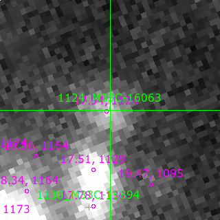 M33C-16063 in filter B on MJD  60612.160