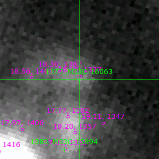 M33C-16063 in filter R on MJD  57634.380