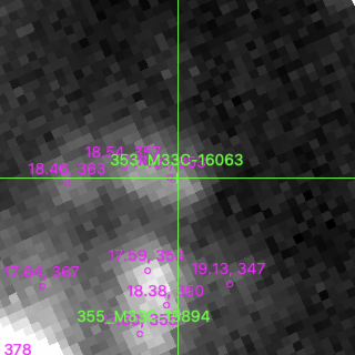 M33C-16063 in filter R on MJD  60290.150