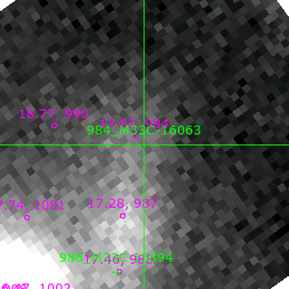 M33C-16063 in filter V on MJD  58779.180