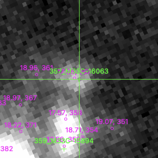 M33C-16063 in filter V on MJD  60290.150