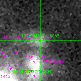 M33C-16063 in filter V on MJD  60612.160