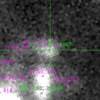 M33C-16063 in filter V on MJD  60651.170