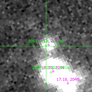 M33C-16236 in filter B on MJD  60172.380